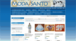 Desktop Screenshot of modasanto.com.br