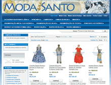 Tablet Screenshot of modasanto.com.br